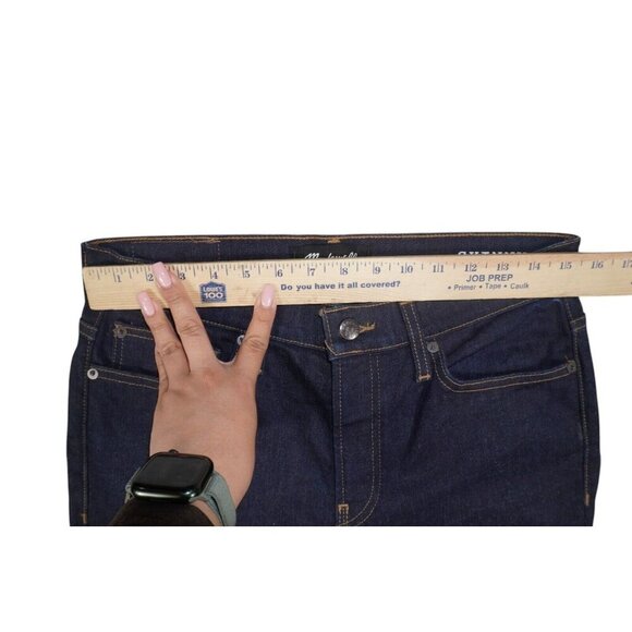 Madewell Men's Skinny Jeans 32x31 Dark Wash Denim Medium Stretch Classic Fit - Picture 10 of 15